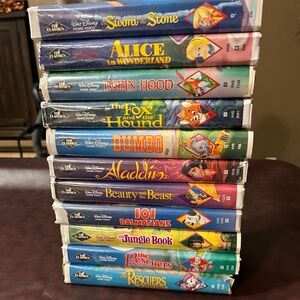 Black Diamond Disney VHS Bundle - 11 Movies